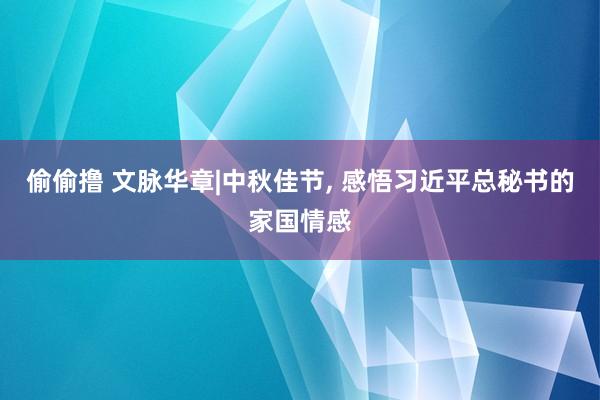 偷偷撸 文脉华章|中秋佳节， 感悟习近平总秘书的家国情感