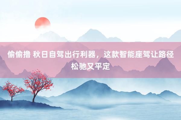 偷偷撸 秋日自驾出行利器，这款智能座驾让路径松驰又平定