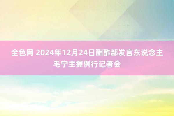 全色网 2024年12月24日酬酢部发言东说念主毛宁主握例行记者会